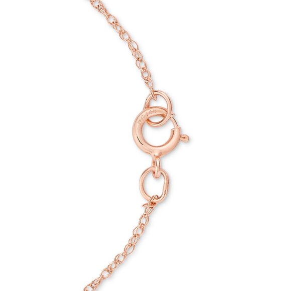 Ruby (1-1/4 ct. t.w.) & Diamond (1/4 ct. t.w.) 18" Pendant Necklace in 14k rose - Picture 3 of 5